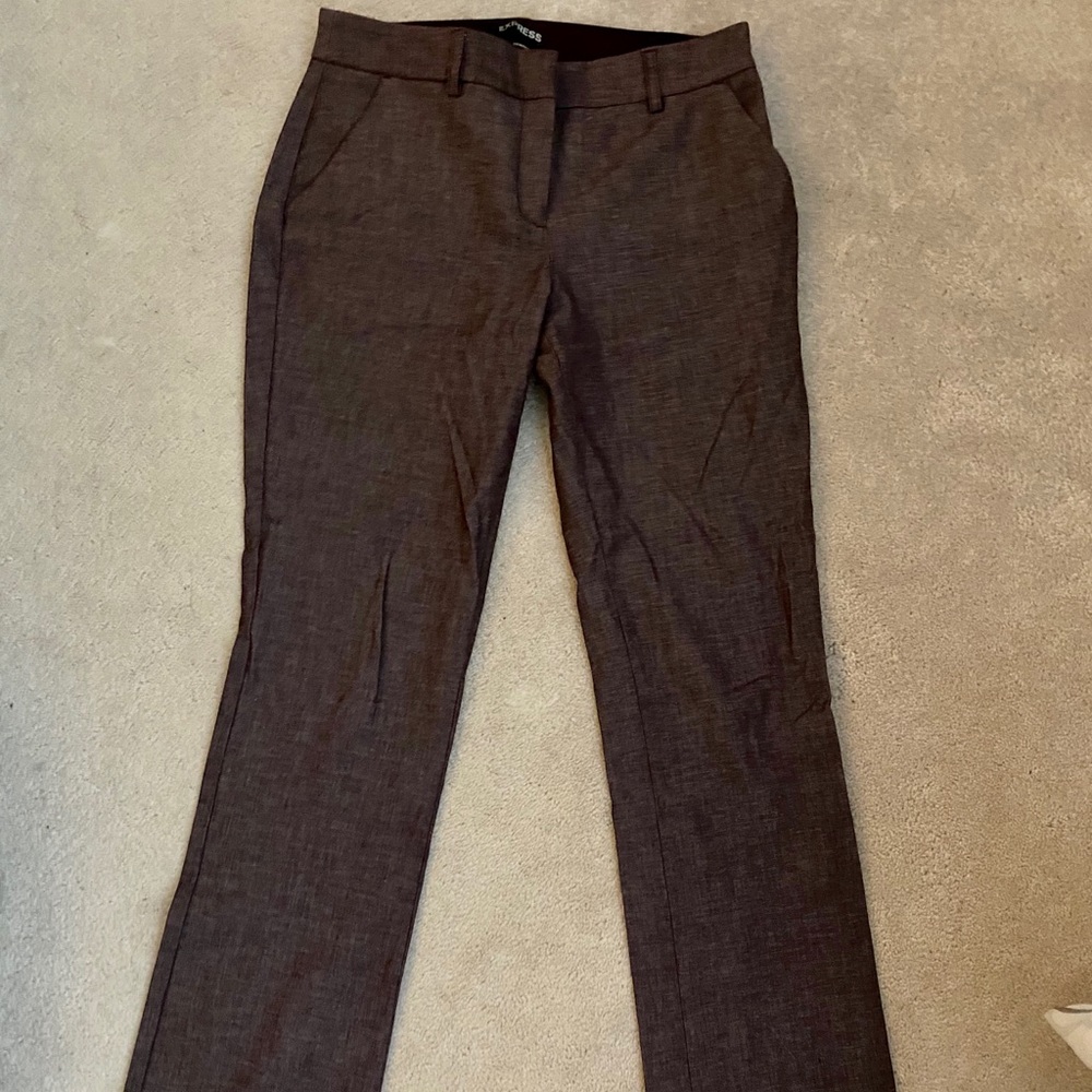 Columnist express pants. Maroon/purple.